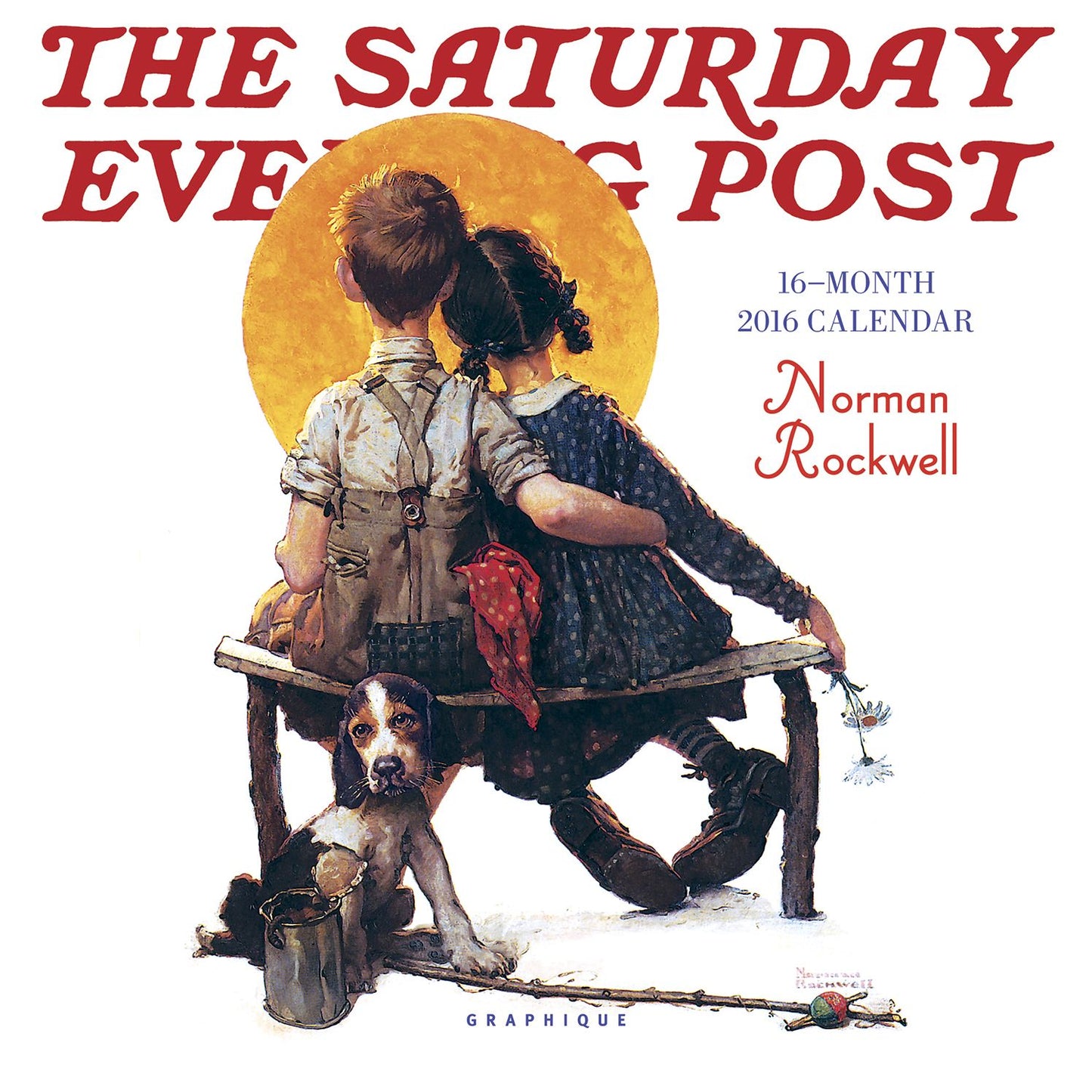 2016 Saturday Evening Post Mini Wall Calendar