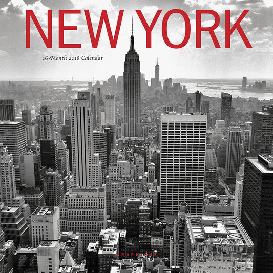 2018 New York Mini Wall Calendar