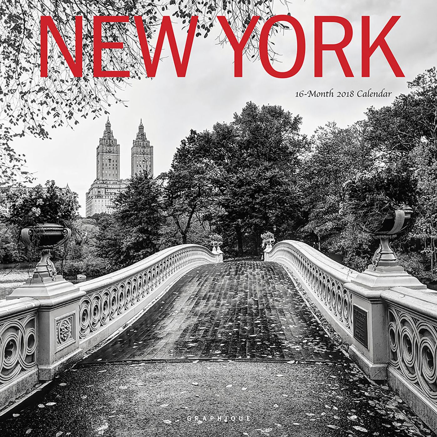 2018 New York Square Wall Calendar