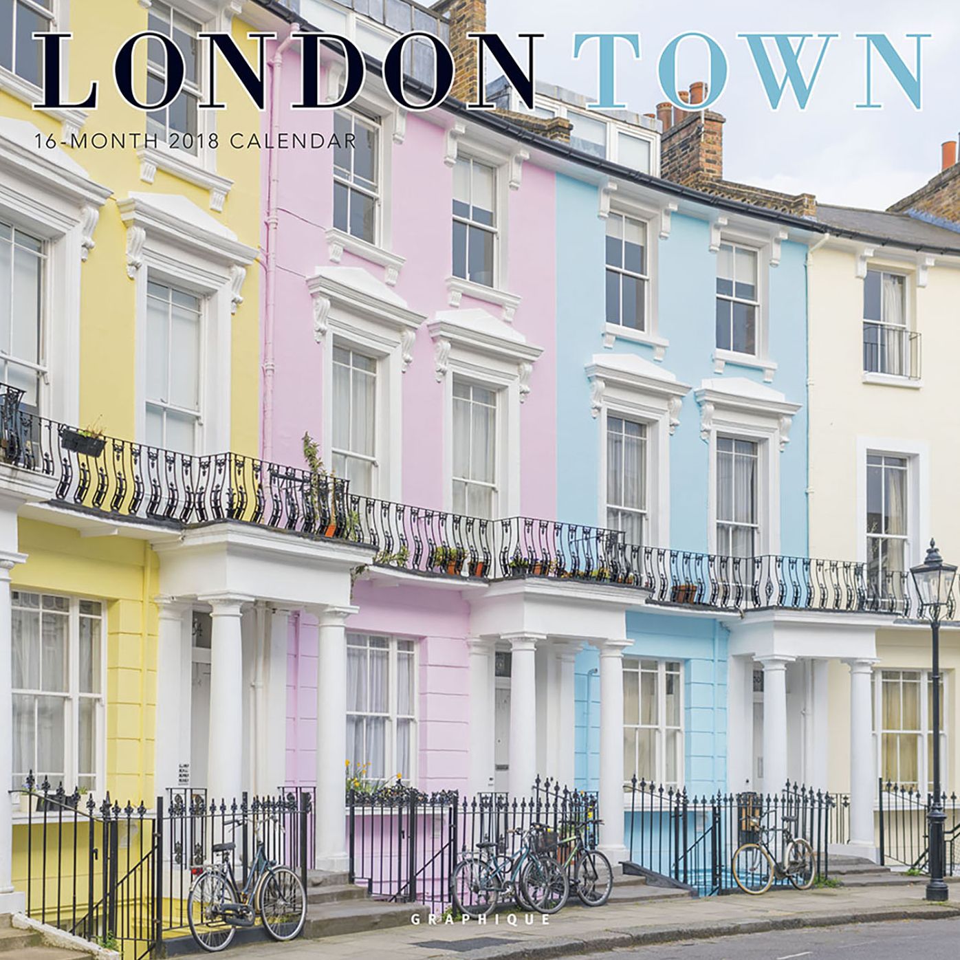 2018 London Town Square Wall Calendar