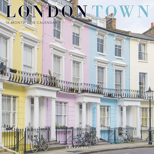 2018 London Town Square Wall Calendar