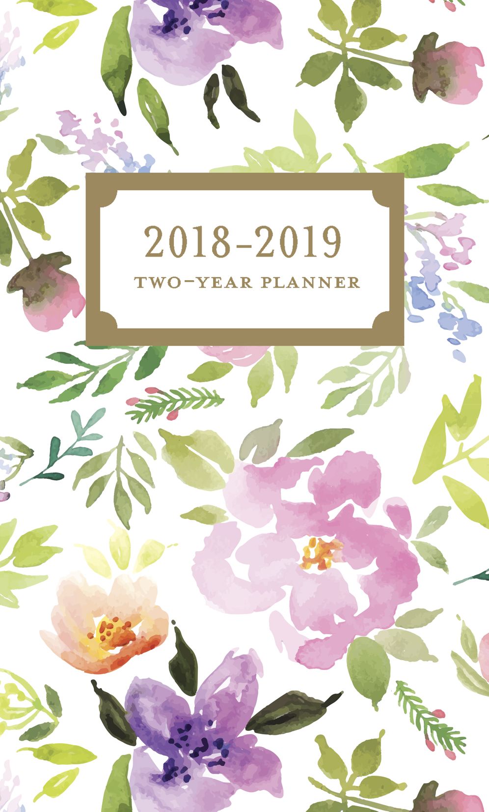 2018 Happy Floral Pocket Planner