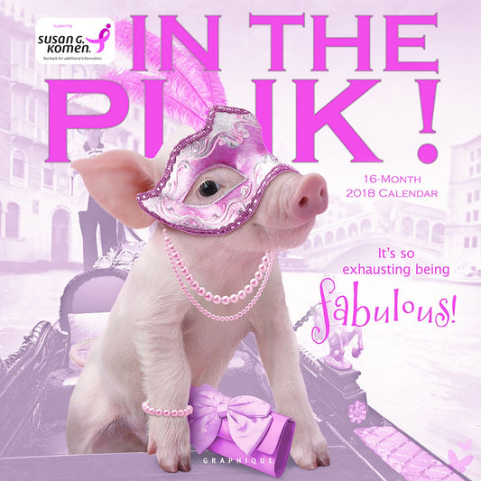 2018 In the Pink SGK! Square Wall Calendar