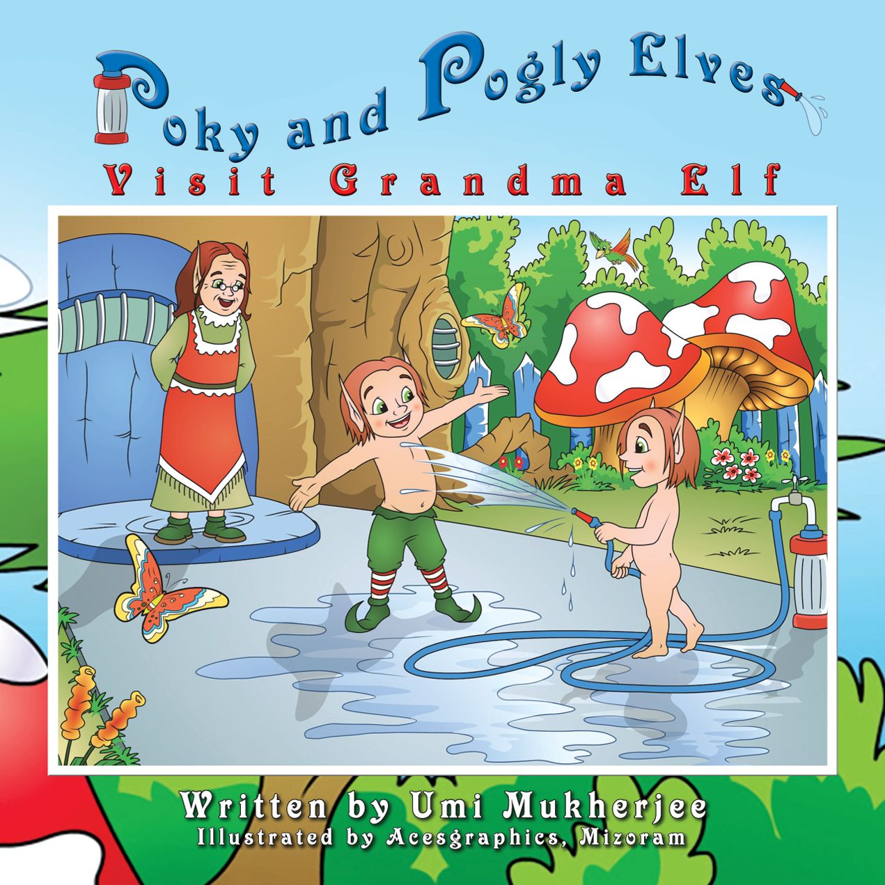 Poky and Pogly Elves Visit Grandma Elf