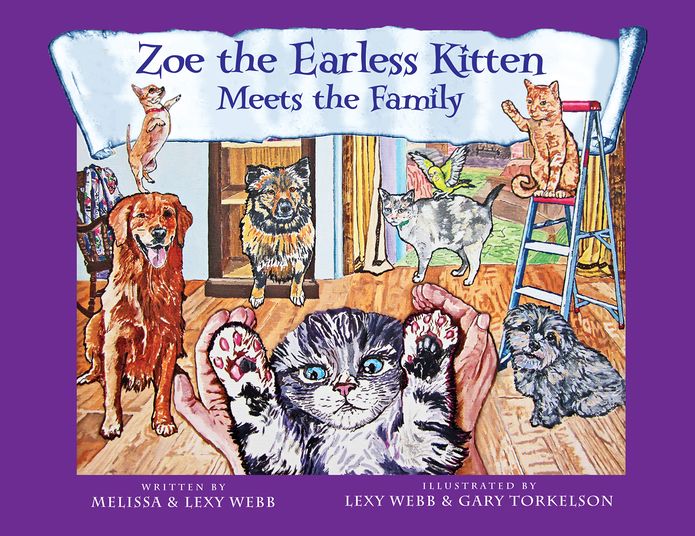 Zoe the Earless Kitten: Zoe Meets the Family