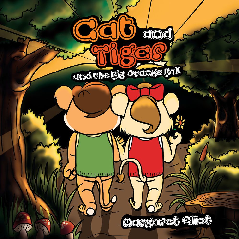 Cat and Tiger and the Big Orange Ball