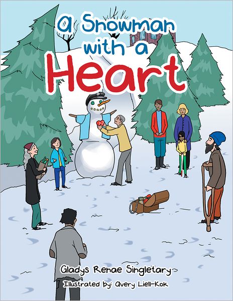 A SNOWMAN WITH A HEART
