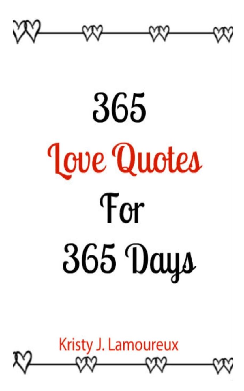 365 Love Quotes for 365 Days