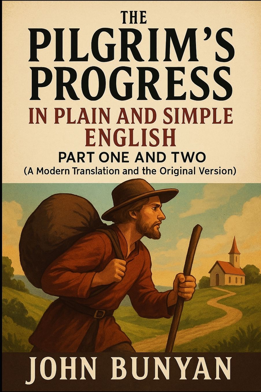 The Pilgrim's Progress in Plain and Simple English - Part One and Two: A Modern Translation and the Original Version