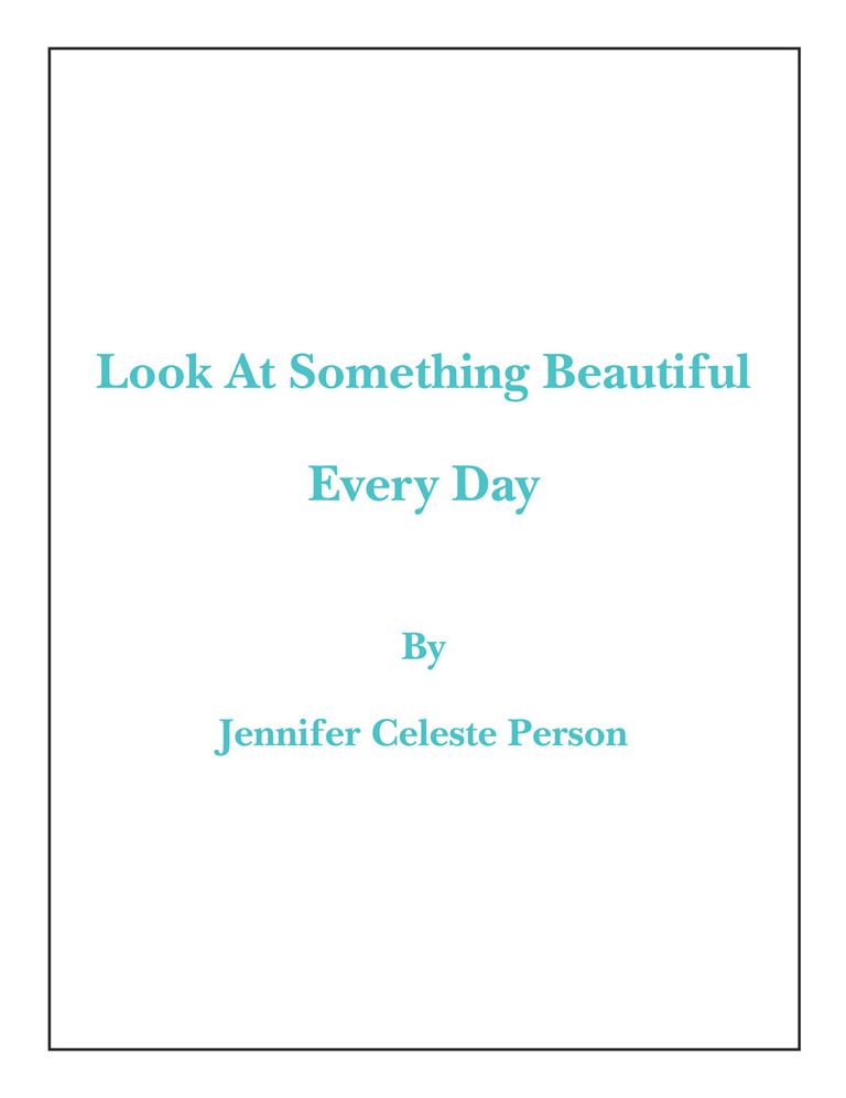 Look at Something Beautiful Every Day