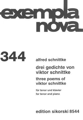 3 Poems of Viktor Schnittke: Tenor and Piano