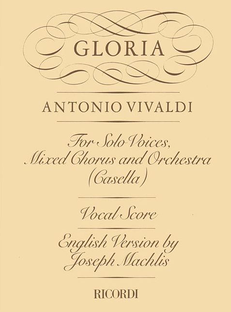 Gloria RV589: Vocal Score