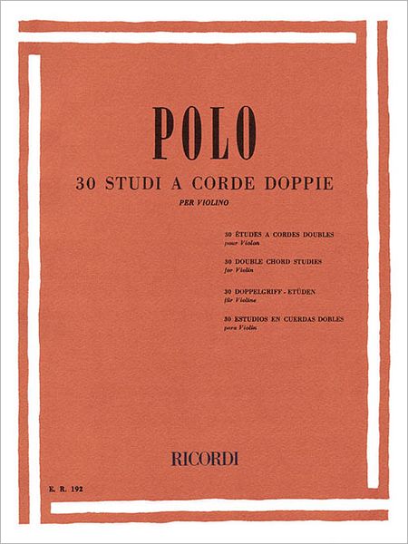 30 Double Chord Studies: Violin Method
