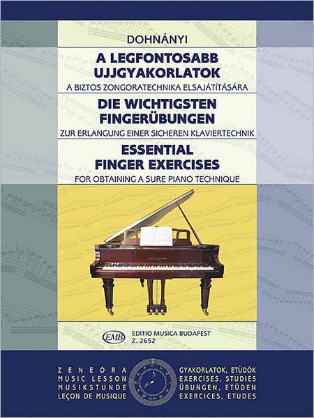 Essential Finger Exercises: Piano