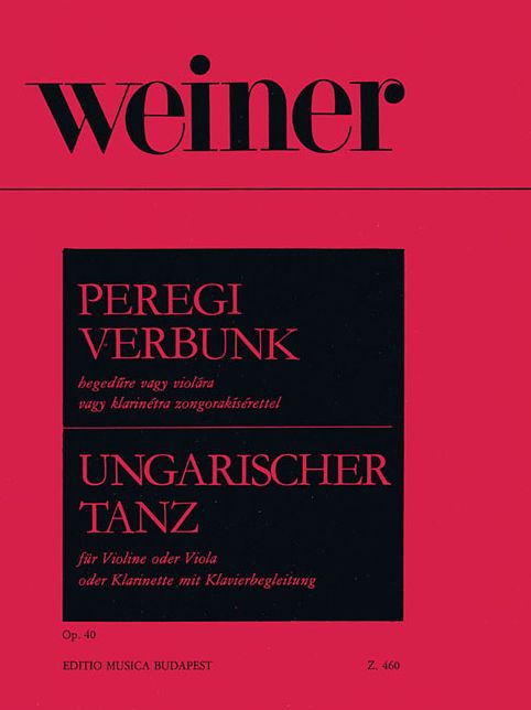Recruiting Dance from Pereg, for Violin (Viola or Clarinet) & Piano, Op. 40