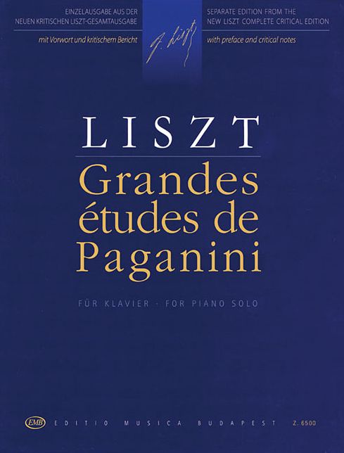 Grandes Etudes de Paganini: Piano Solo