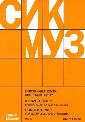 Concerto No. 1, Op. 49: Cello and Piano Reduction
