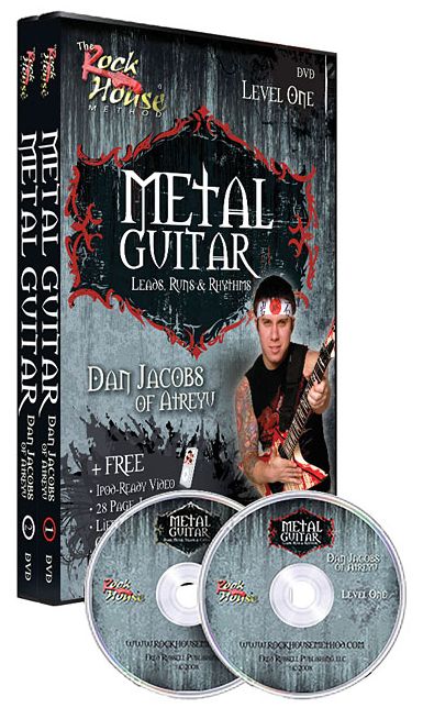 Dan Jacobs of Atreyu DVD Collection: Leads, Runs & Rhythms 2-DVD Set