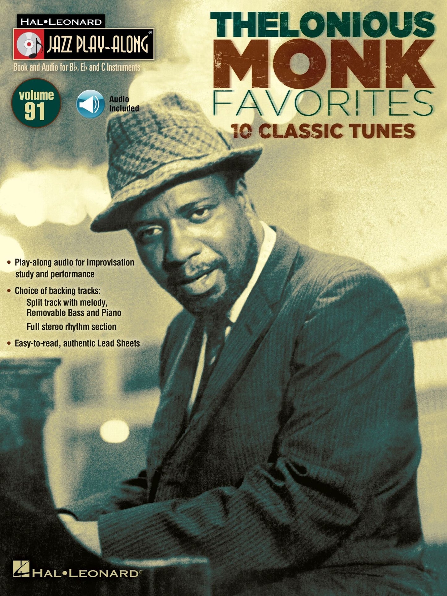 Thelonious Monk Favorites (Songbook): Jazz Play-Along Volume 91