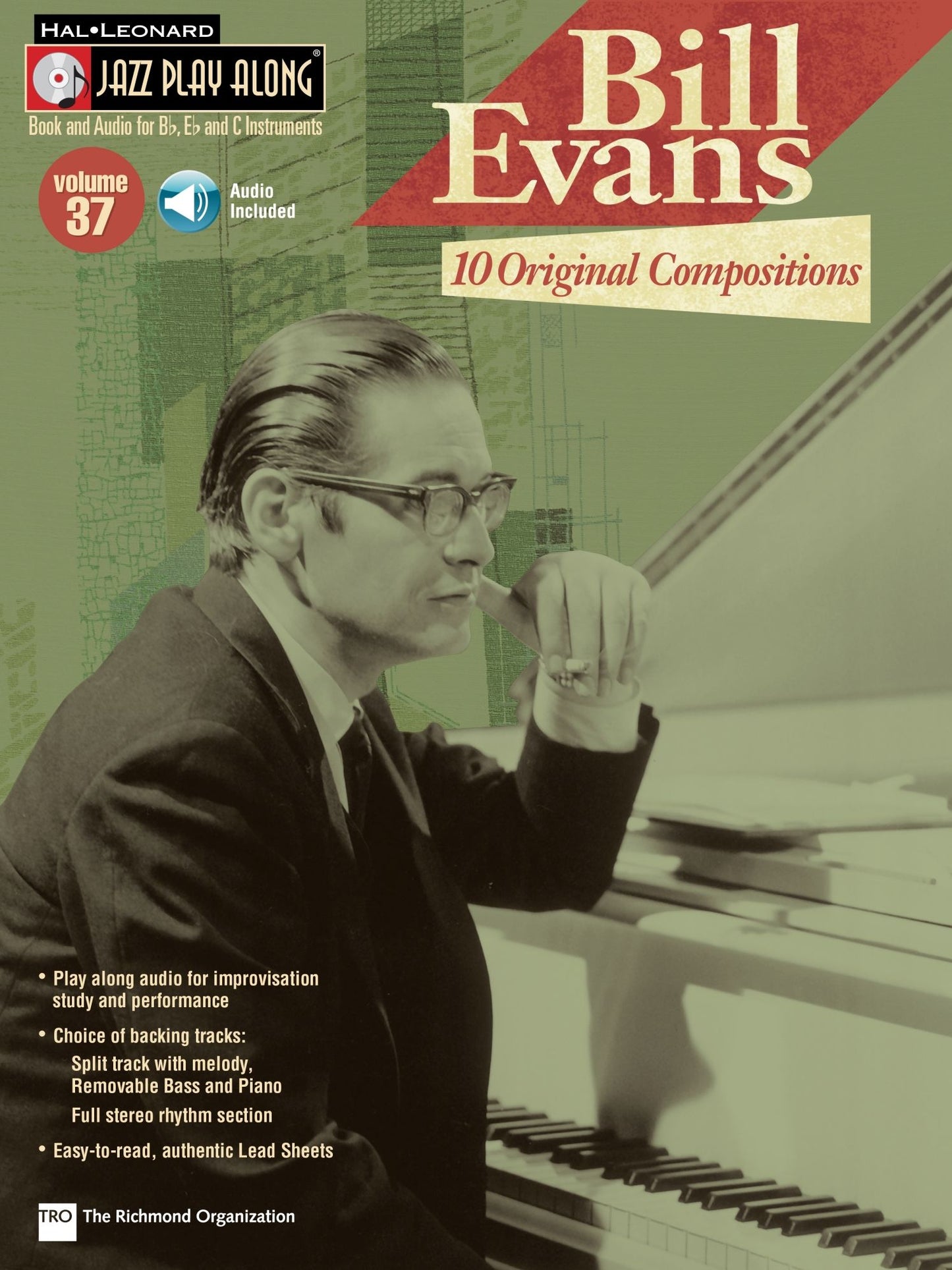 Bill Evans: 10 Original Compositions (Songbook): Jazz Play-Along Volume 37