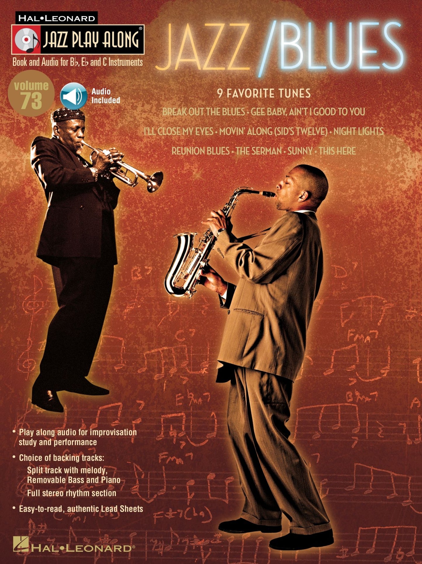 Jazz/Blues (Songbook): Jazz Play-Along Volume 73