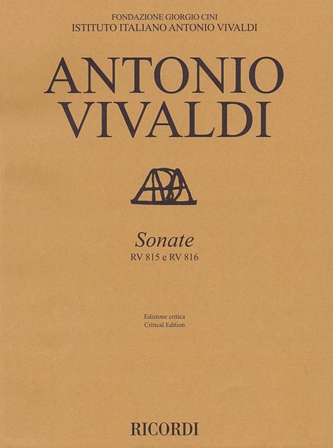 Sonatas, RV 815 and RV 816: Violin and Basso Continuo