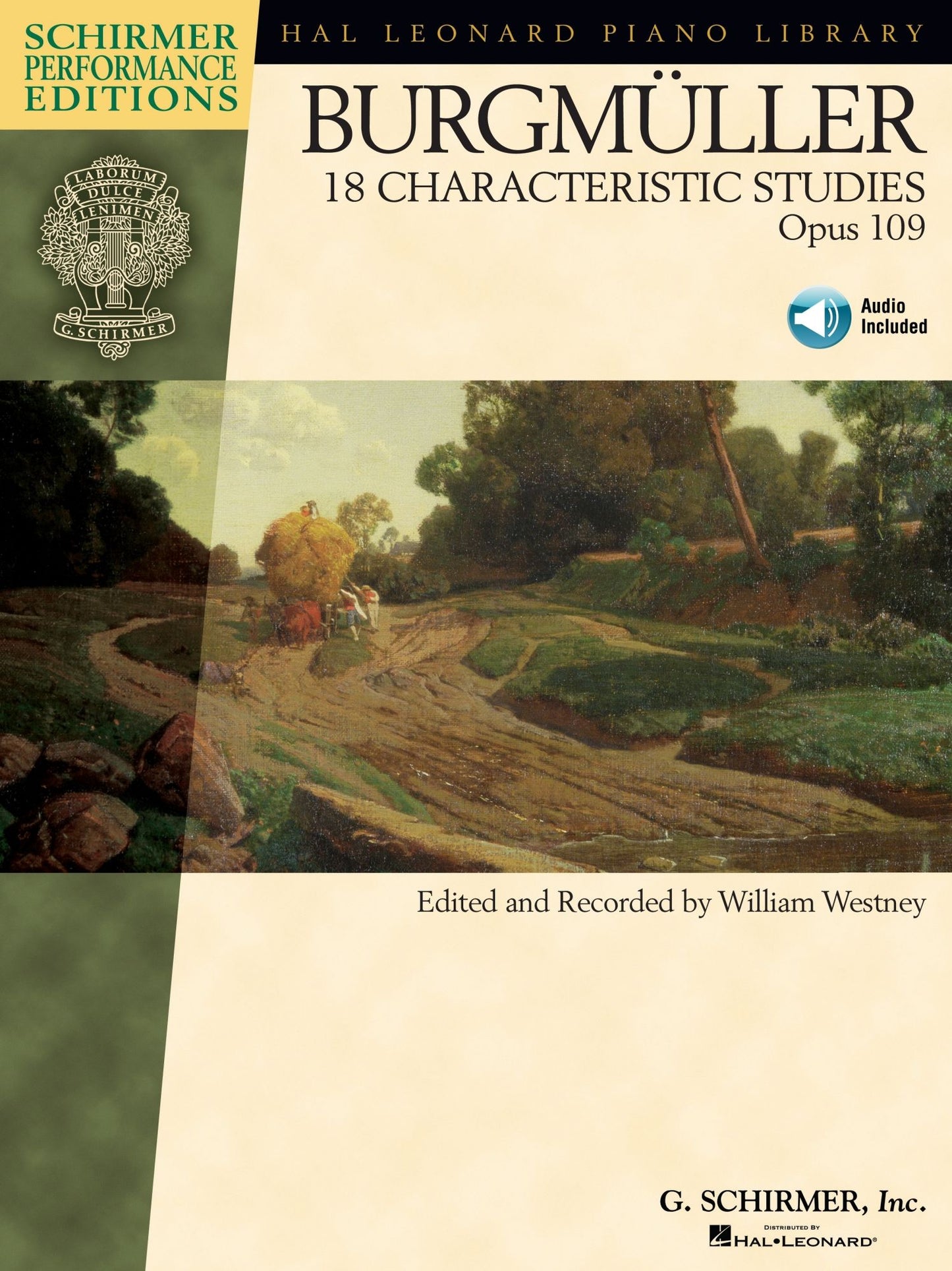 Johann Friedrich Burgmuller - 18 Characteristic Studies, Opus 109 (Songbook): Piano edited and recorded by William Westney Schirmer Performance Editions