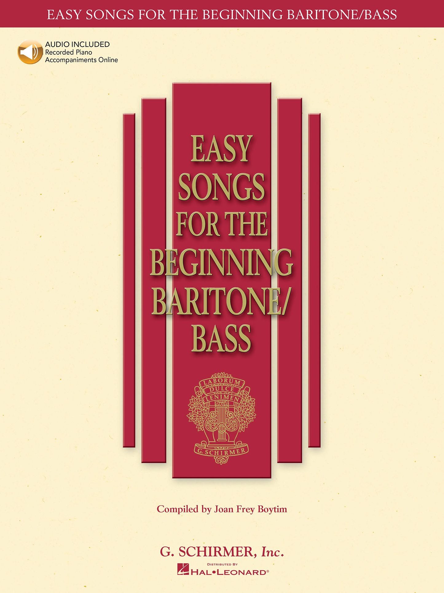 Easy Songs for the Beginning Baritone/Bass