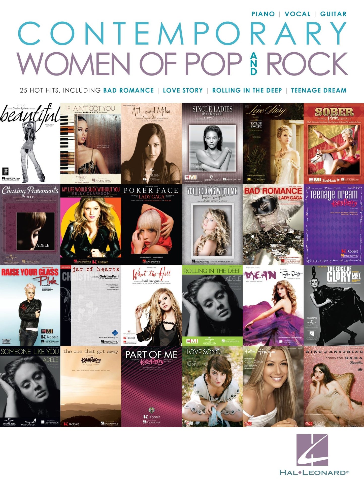 Contemporary Women of Pop and Rock (Songbook)