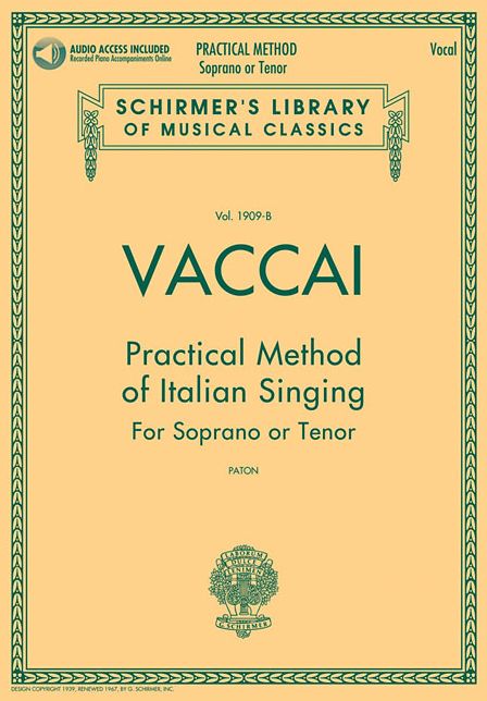 Practical Method of Italian Singing: Soprano or Tenor, Book/Online Audio