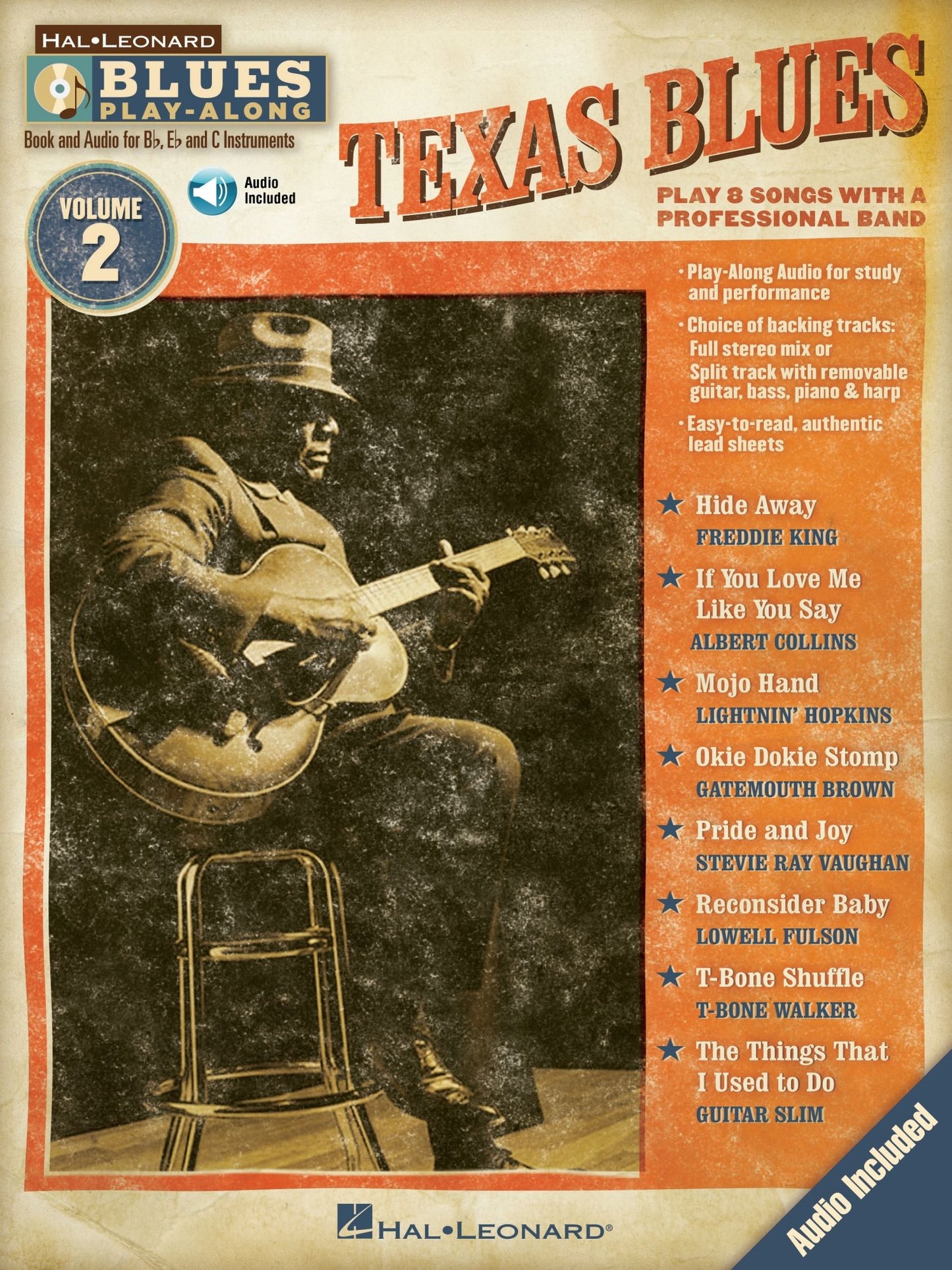 Texas Blues (Songbook): Blues Play-Along Volume 2