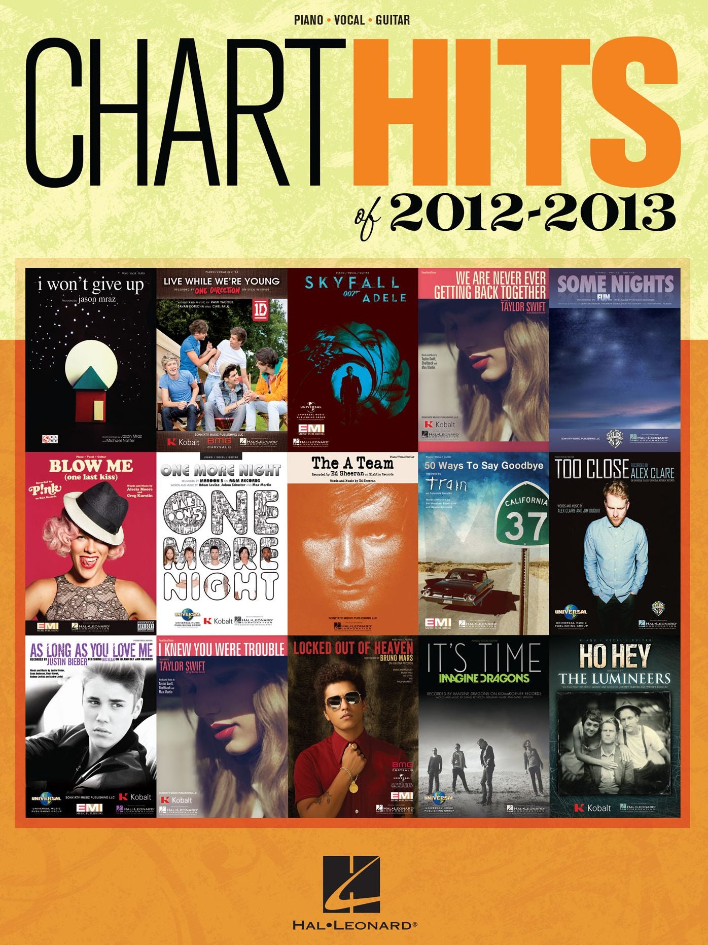 Chart Hits of 2012-2013 Songbook