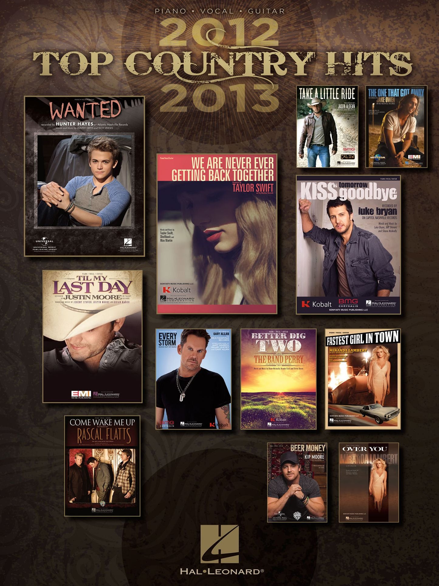 Top Country Hits of 2012-2013 Songbook
