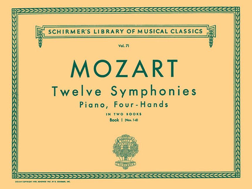 12 Symphonies - Book 1: Nos. 1-6: Piano Duet