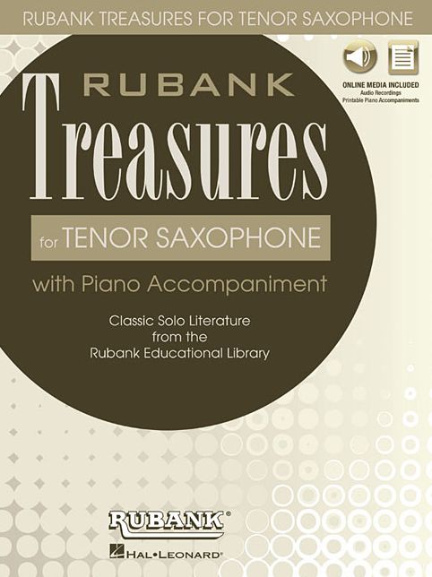 Rubank Treasures for Tenor Saxophone: Book with Online Audio (stream or download)