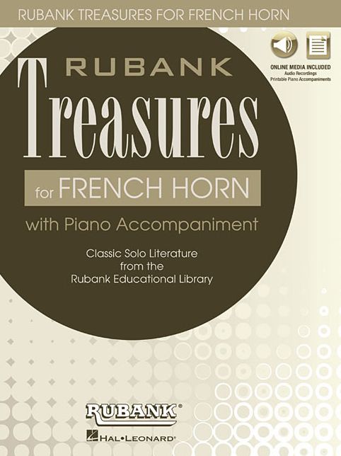 Rubank Treasures for French Horn: Book with Online Audio (stream or download)