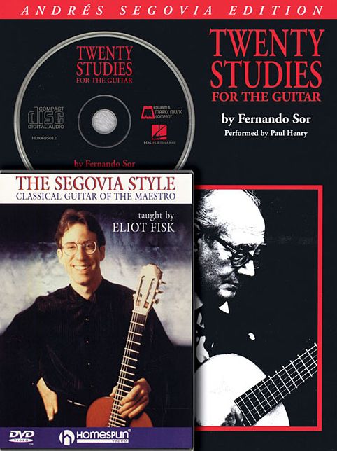 Segovia Guitar Bundle Pack: Includes Segovia 20 Studies for the Guitar (Book/CD) and The Segovia Style (DVD)