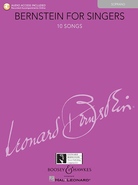 Bernstein for Singers - Soprano: with Piano Accompaniments on CD