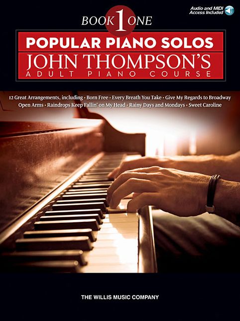 Popular Piano Solos - John Thompson's Adult Piano Course (Book 1): Elementary Level