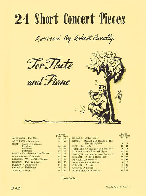 24 Short Concert Pieces: Flute and Piano (2-book set)