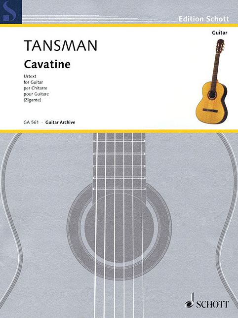 Cavatine: for Solo Guitar