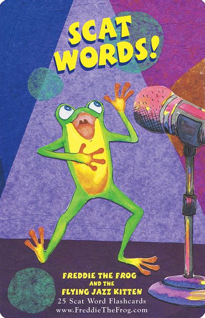 Freddie the Frog and the Flying Jazz Kitten: Scat Word Flash Card Set