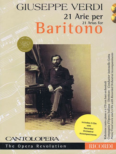 Verdi: 21 Arias for Baritone: Cantolopera Collection