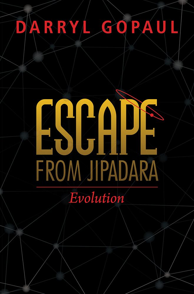 Escape from Jipadara: A Solar System of Three Planets with Sentient Life Forms