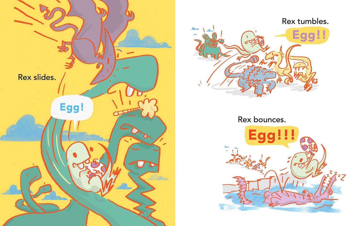 Rex Finds an Egg! Egg! Egg!