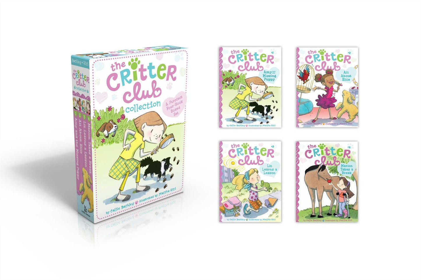 The Critter Club Collection: A Purrfect Four-Book Boxed Set: Amy and the Missing Puppy; All About Ellie; Liz Learns a Lesson; Marion Takes a Break