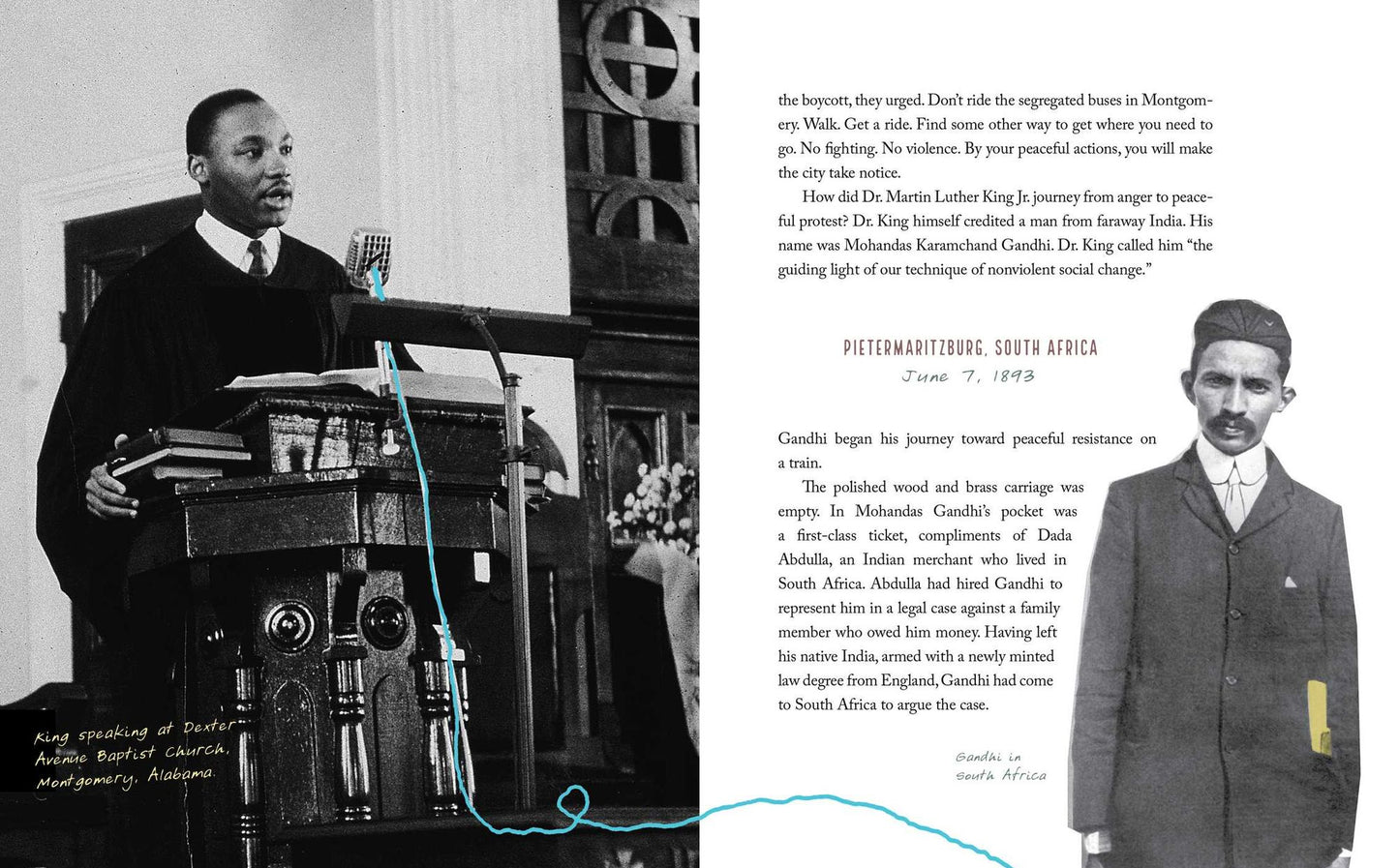 Threads of Peace: How Mohandas Gandhi and Martin Luther King Jr. Changed the World