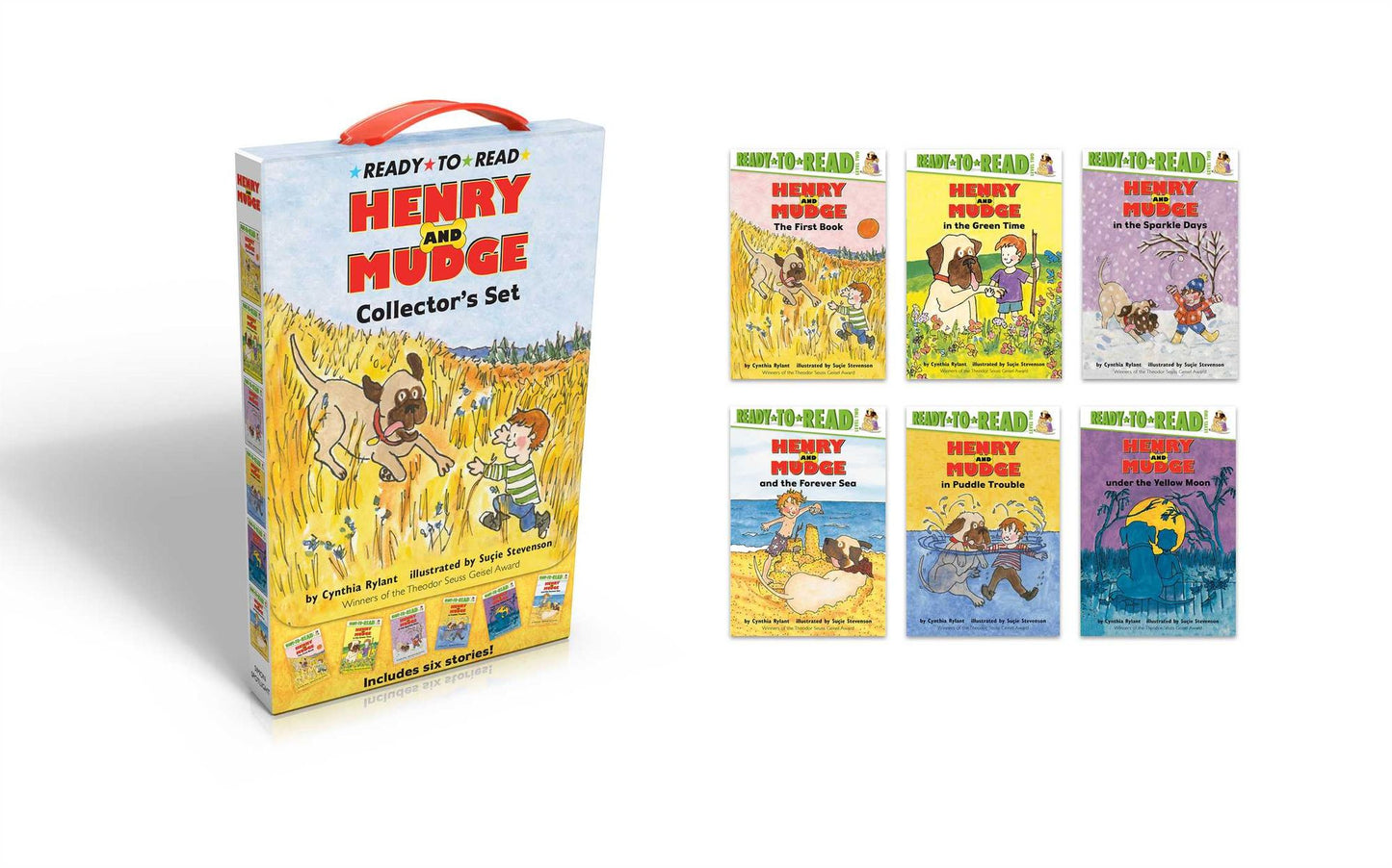 Henry and Mudge Collector's Set: Henry and Mudge; Henry and Mudge in Puddle Trouble; Henry and Mudge in the Green Time; Henry and Mudge Under the Yellow Moon; Henry and Mudge in the Sparkle Days; Henry and Mudge and the Forever Sea