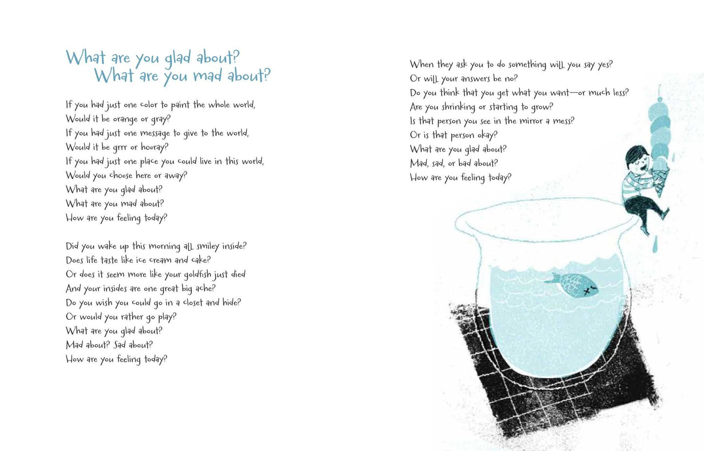 What Are You Glad About? What Are You Mad About?: Poems for When a Person Needs a Poem