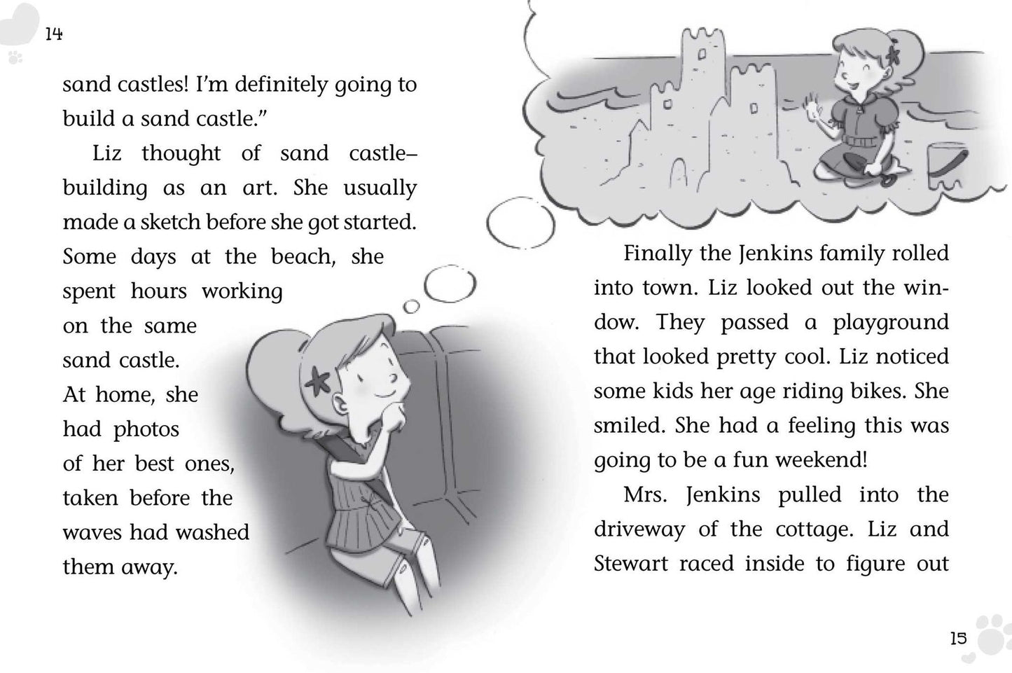 Liz and the Sand Castle Contest (Critter Club Series #11)
